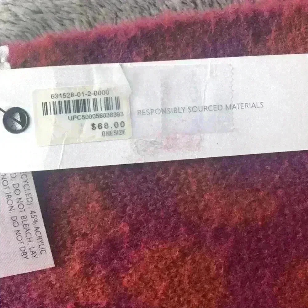 Athleta Morro Cozy Leopard Scarf in Dried Cinnamon - NWT - Picture 5 of 9